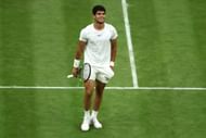 Carlos Alcaraz at the 2023 Wimbledon Championships